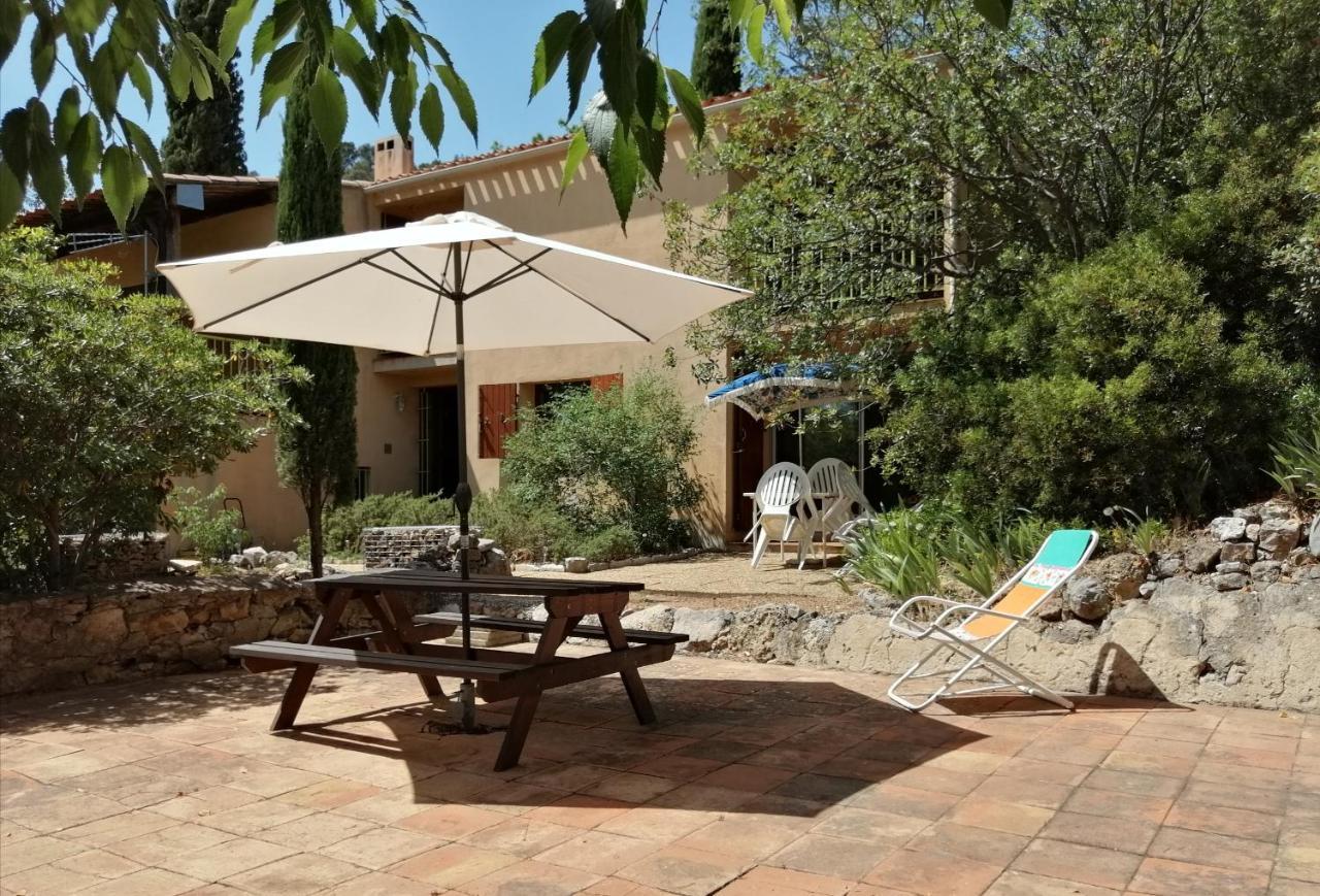 T2 36 M2, Rdc De Villa, Clim, Gd Jardin Clos, Animx Ok, Quartier Mt Faron Tres Calme, Wifi, Parking Toulon Exteriör bild